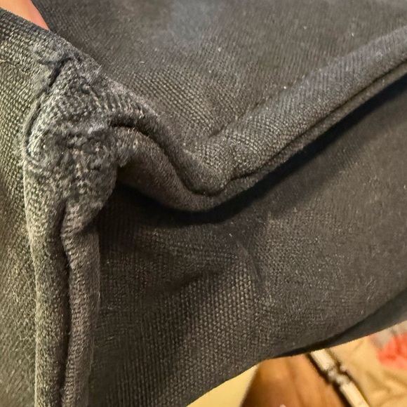 Hermes Authentic Large Size Navy Canvas Tote GUC - Picture 9 of 12